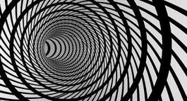 Naklejka ruch spirala obraz architektura wzór
