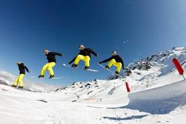 Naklejka narty sport narciarz sporty zimowe