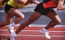 Obraz na płótnie sprint fitness lekkoatletka ćwiczenie