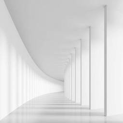 Fotoroleta 3d ścieżka wejście tunel architektura