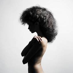 Plakat portret dziewczynka kobieta piękny ciało