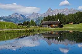 Obraz na płótnie szwajcaria alpy woda austria
