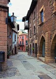 Naklejka stary ulica hiszpania