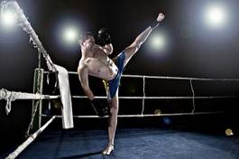 Obraz na płótnie kick-boxing bokser walczyć