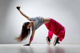 Obraz na płótnie fitness tancerz piękny nowoczesny