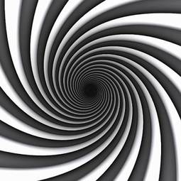 Naklejka tunel spirala 3d