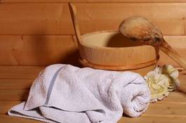 Naklejka wellnes zdrowie fitness sauna świeży