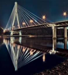 Fototapeta nowoczesny widok most