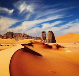 Fotoroleta afryka wydma pustynia pejzaż widok