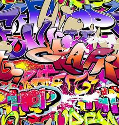 Obraz na płótnie moda graffiti hip-hop wzór nowoczesny