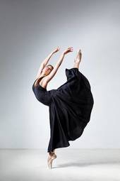 Naklejka taniec baletnica kobieta balet