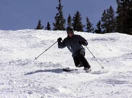 Obraz na płótnie narciarz sport góra