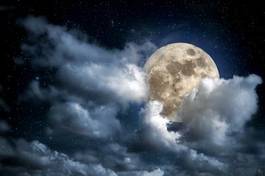 Obraz na płótnie zmierzch księżyc pejzaż