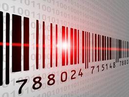 Naklejka rynek etykieta przekazywanie danych cyfrowy kupić