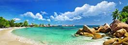 Naklejka panorama tropikalnej plaży