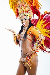 Plakat tancerz brazylia egzotyczny
