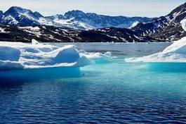 Fototapeta morze lód krajobraz śnieg góra