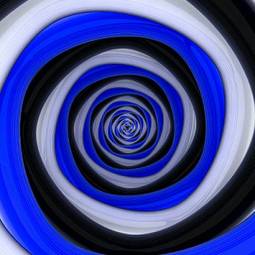 Naklejka spirala perspektywa loki