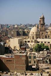 Naklejka arabski miasto afryka wieża miejski