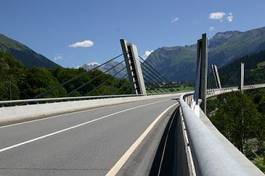 Naklejka most autostrada szwajcaria droga