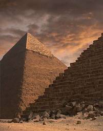 Fototapeta egipt piramida ciemność