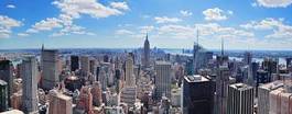 Naklejka miejski ameryka drapacz panorama
