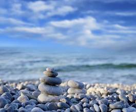 Obraz na płótnie morze i kamienie