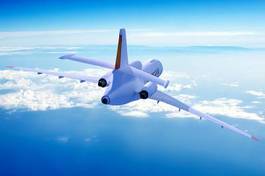 Obraz na płótnie niebo pejzaż transport samolot
