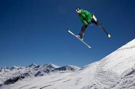 Fotoroleta sport alpy dolina śnieg