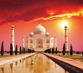 Naklejka indyjski pałac piękny wieża sanktuarium