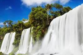 Obraz na płótnie krajobraz niebo brazylia kaskada wodospad