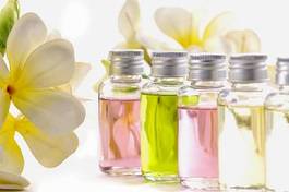 Naklejka olej kwiat aromaterapia kosmetyk