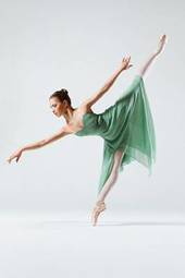Naklejka ćwiczenie sztuka balet
