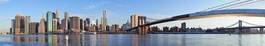 Fotoroleta miejski nowoczesny brooklyn most zmierzch