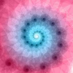 Fotoroleta abstrakcja spirala postać ozdobny