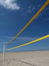 Naklejka plaża siatkówka plażowa siatkówka sport