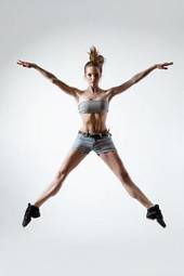 Fotoroleta balet ćwiczenie kobieta taniec