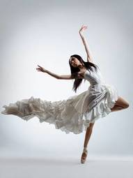 Naklejka balet tancerz piękny taniec