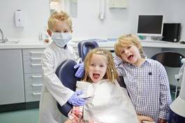 Fototapeta usta medycyna dziewczynka dzieci