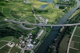 Fotoroleta luksemburg autostrada wschód krajobraz