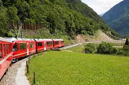 Fotoroleta szwajcaria natura transport