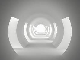 Naklejka tunel spokój abstrakcja uniwersalny drzwi