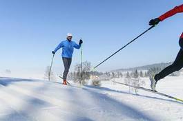Fototapeta śnieg sportowy mężczyzna ruch