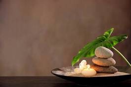 Naklejka orientalne świeca zen zdrowie