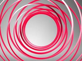 Naklejka loki abstrakcja nowoczesny fala spirala