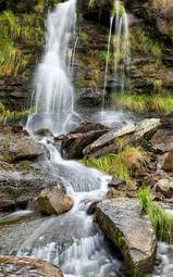 Naklejka wodospad jesień widok woda