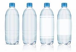 Obraz na płótnie napój woda biały butelka niebieski