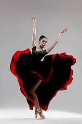 Plakat taniec tancerz dziewczynka balet