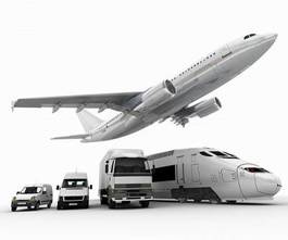 Obraz na płótnie samolot ciężarówka droga transport otrzymywania