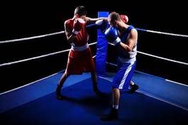 Naklejka ćwiczenie zdrowy boks kick-boxing sport